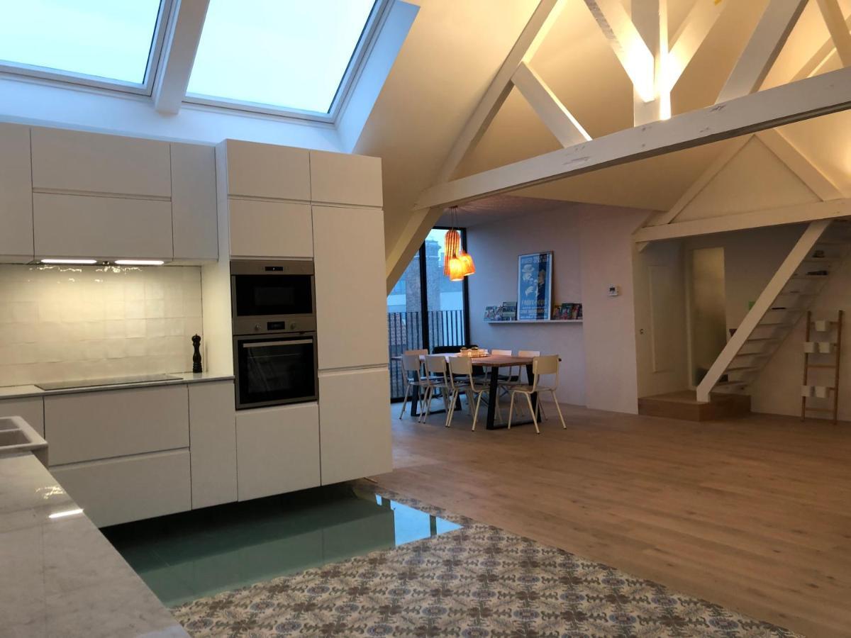 Lichtrijke Loft Bij Restaurant Den Olifant Lägenhet Ieper Exteriör bild